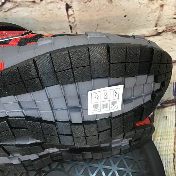 Skechers Minecraft Kids Orange Red Slip On Adjustable Strap Sneakers Size 1 Y - Picture 7 of 8